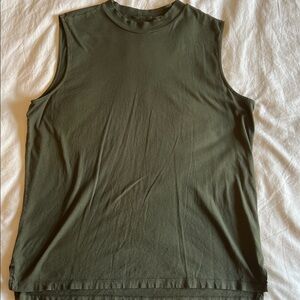Goodthreads Olive Sleeveless Muscle Tee